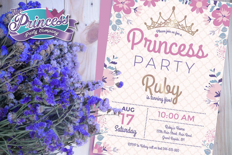 Princess Party Invitation Ideas